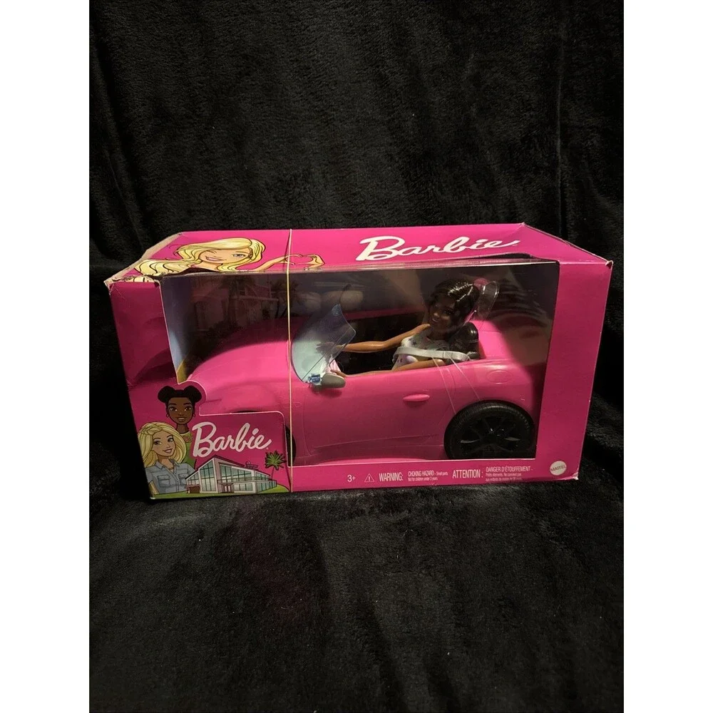 Barbie Pink Convertible Sports Car Mattel